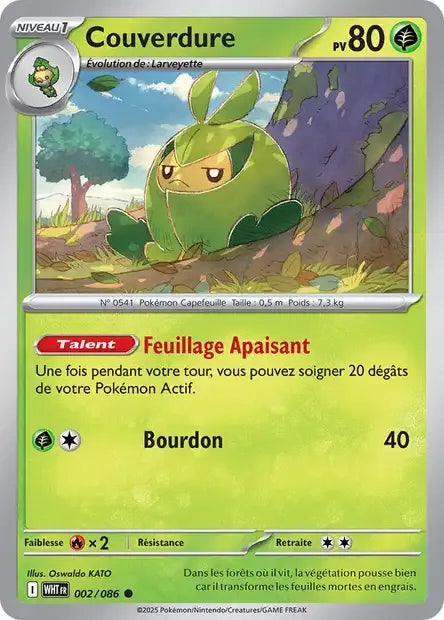 002/086 Couverdure Reverse - Flamme Blanche