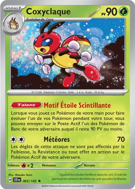 003/142 Coxyclaque Holo - Couronne Stellaire