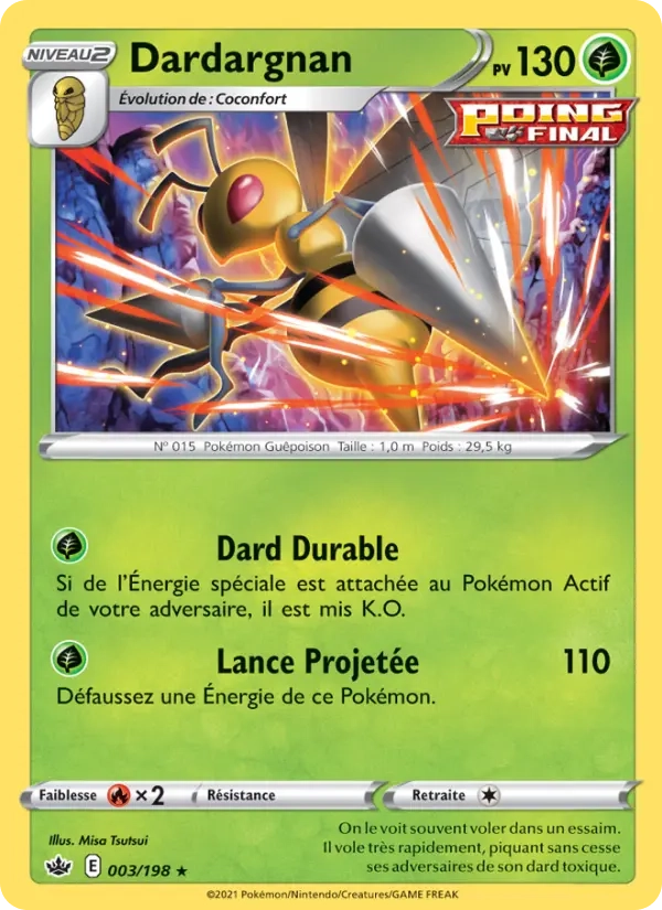 003/198 Dardargnan Holo - Règne de Glace