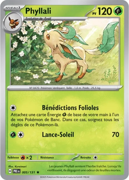 005/131 Phyllali Holo - Évolutions Prismatiques