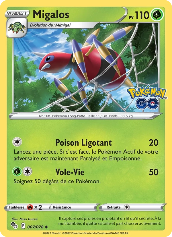007/078 Migalos Reverse - Pokémon GO