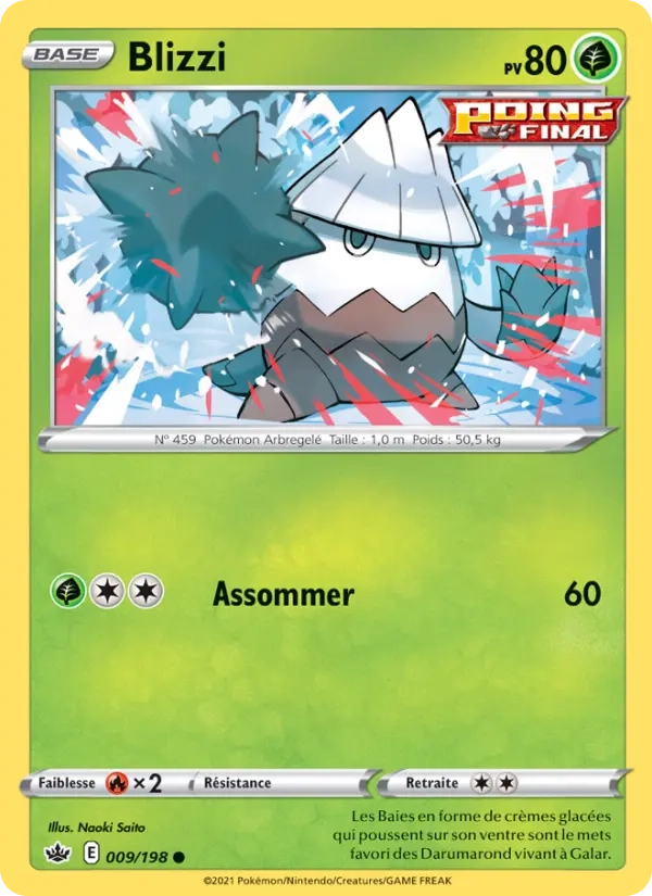 009/198 Blizzi Reverse - Règne de Glace