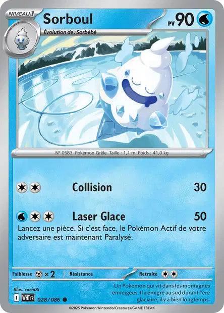 028/086 Sorboul POKEBALL - Flamme Blanche - Pokeball