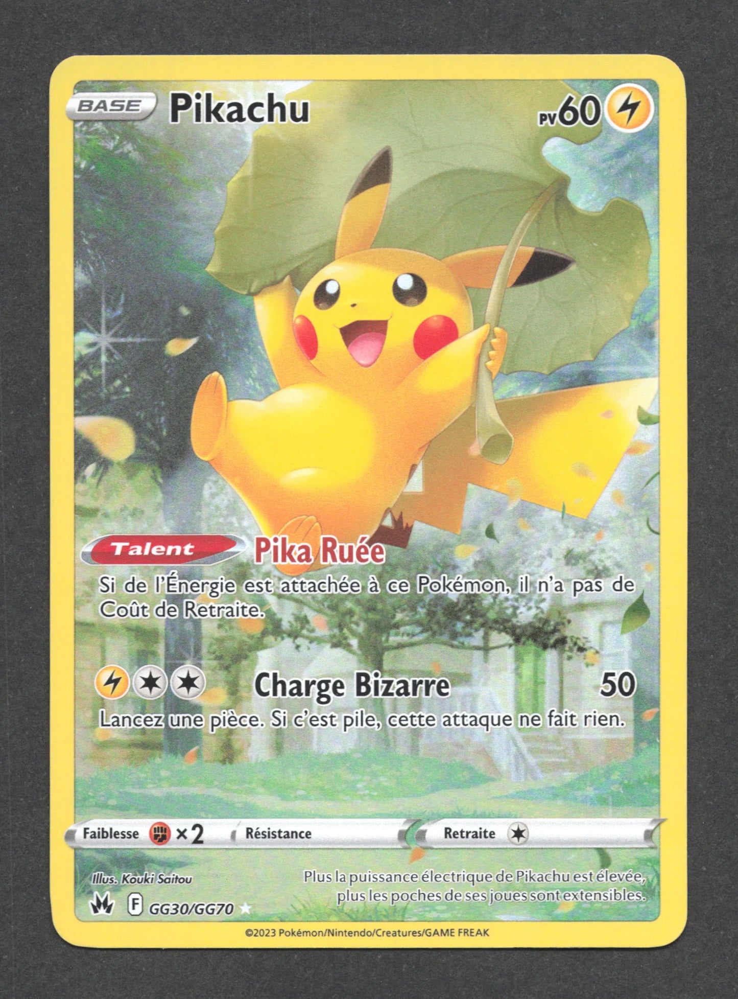 GG30/GG70 Pikachu GG - Zénith Suprême