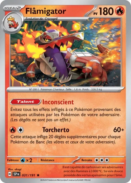 031/191 Flâmigator Reverse - Étincelles Déferlantes