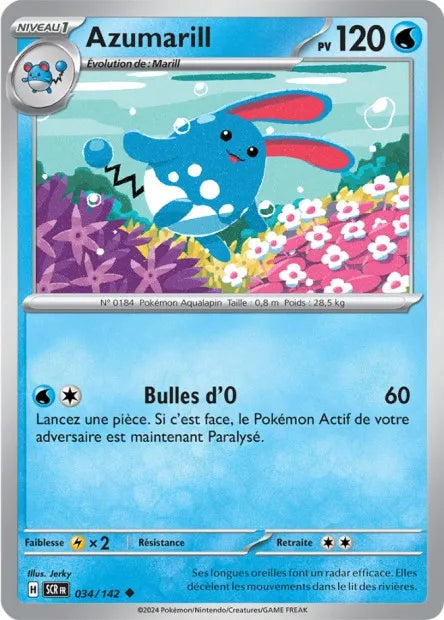 034/142 Azumarill Reverse - Couronne Stellaire