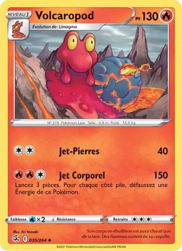 035/264 Volcaropod Reverse - Poing de Fusion