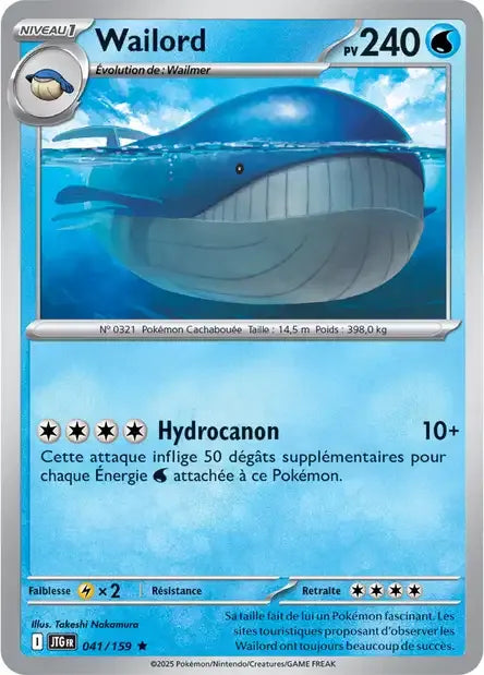 041/159 Wailord Holo - Aventures Ensemble