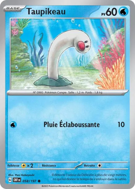058/197 Taupikeau Reverse - Flammes Obsidiennes