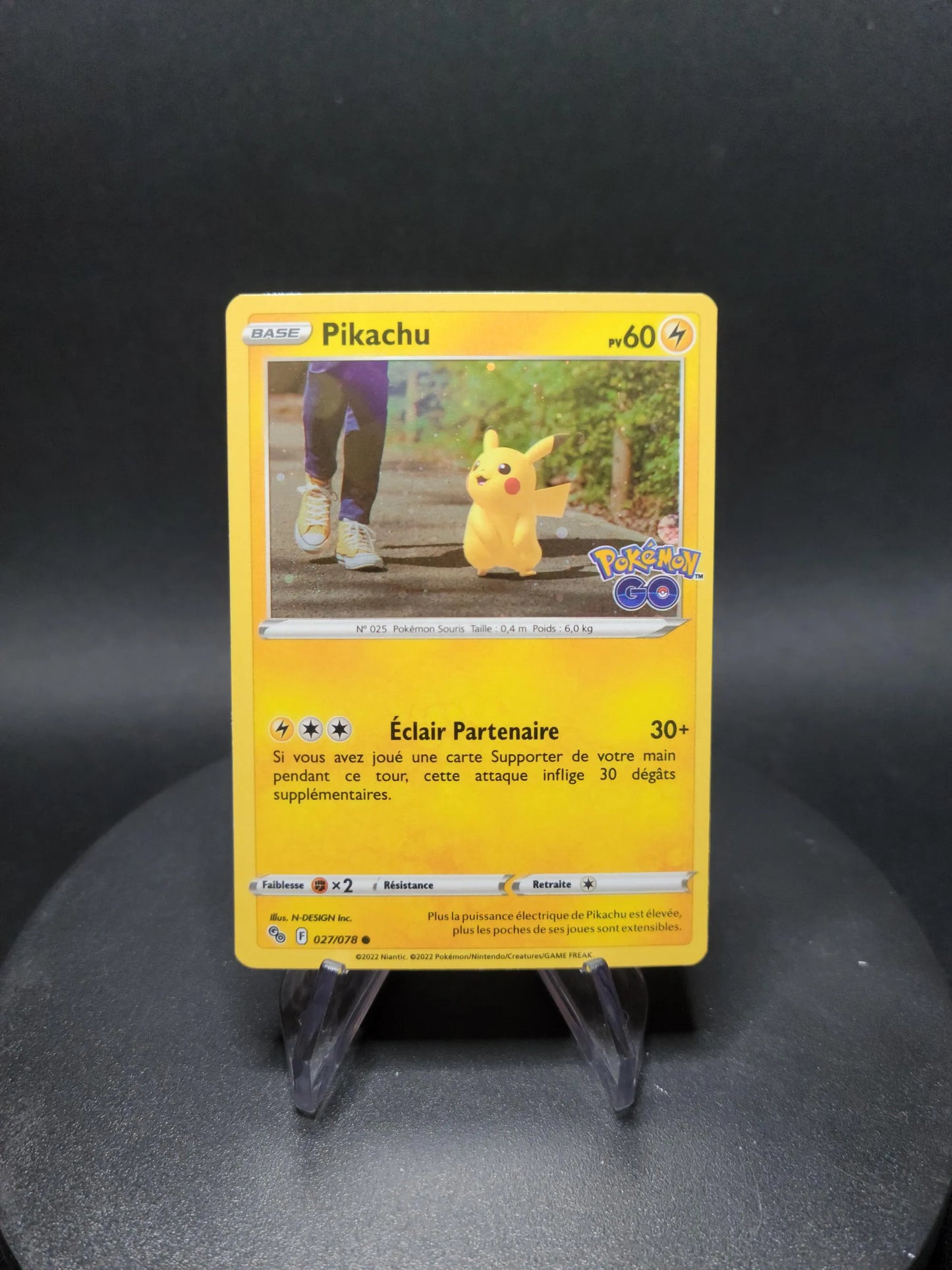 027/078 Pikachu HOLO COSMOS - Pokémon GO
