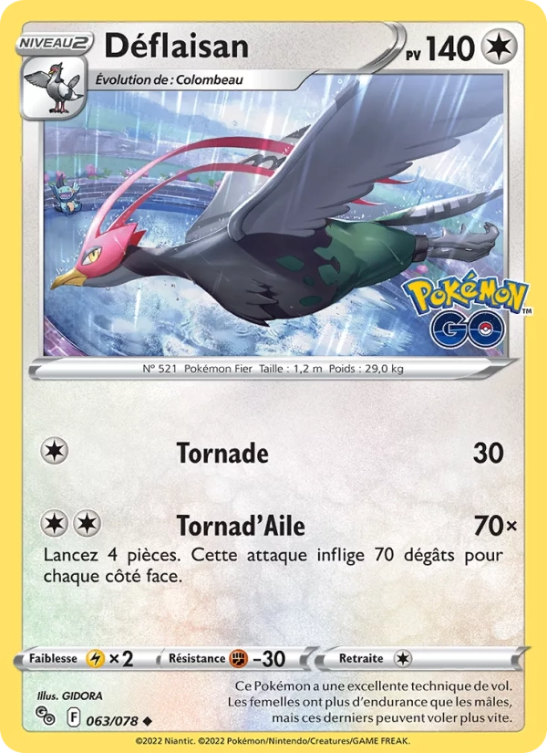 063/078 Déflaisan Reverse - Pokémon GO
