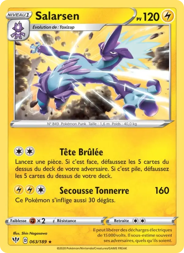 063/189 Salarsen Holo - Ténèbres Embrasées