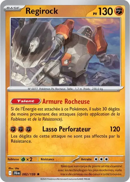 082/159 Regirock Holo - Aventures Ensemble