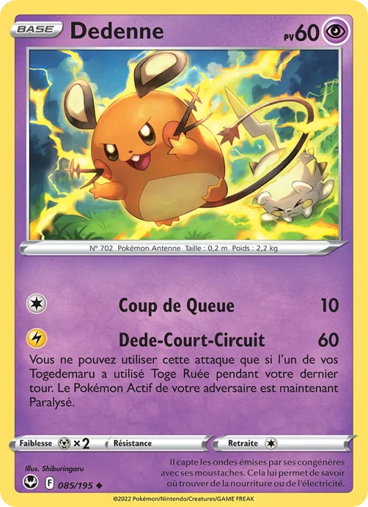 085/195 Dedenne Reverse - Tempête Argentée