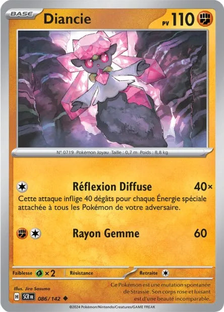 086/142 Diancie Reverse - Couronne Stellaire