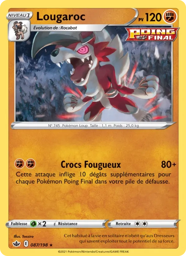 087/198 Lougaroc Holo - Règne de Glace