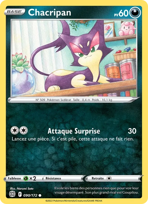 090/172 Chacripan Reverse - Stars Étincelantes