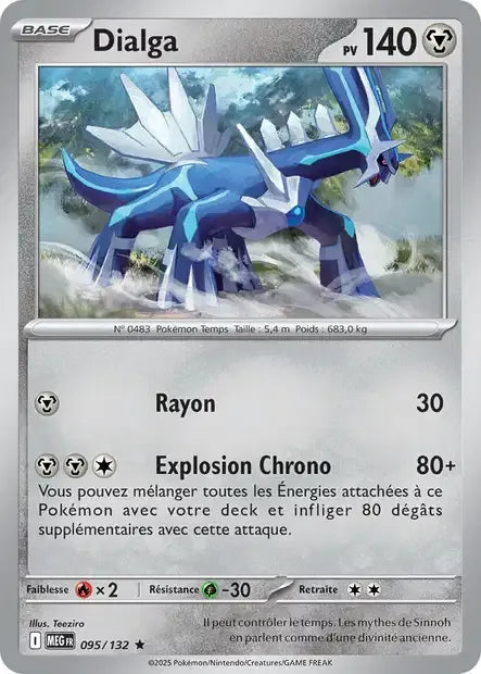095/132 Dialga Holo - Méga-Évolution