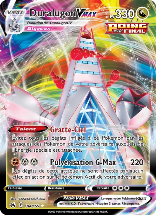 104/159 Duralugon VMAX - Zénith Suprême