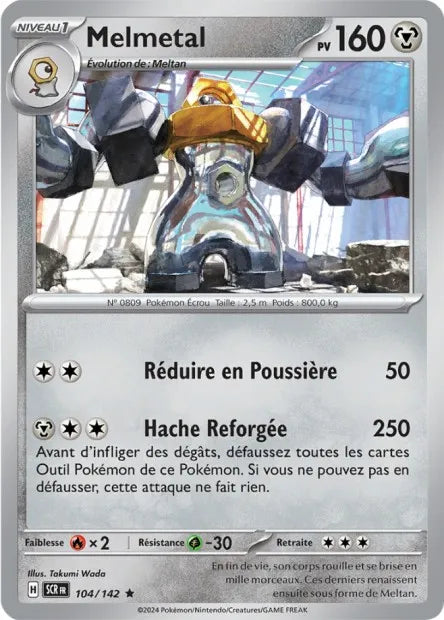 104/142 Melmetal Holo - Couronne Stellaire