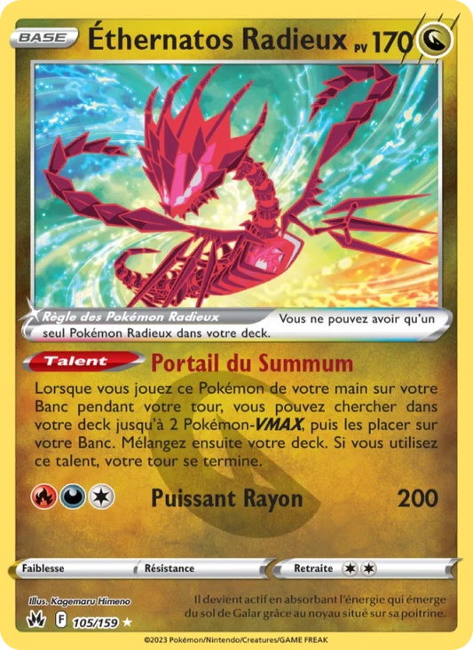 105/159 Ethernatos RADIEUX - Zénith Suprême