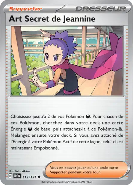 112/131 Art Secret de Jeannine POKEBALL - Evolutions Prismatiques - Pokeball