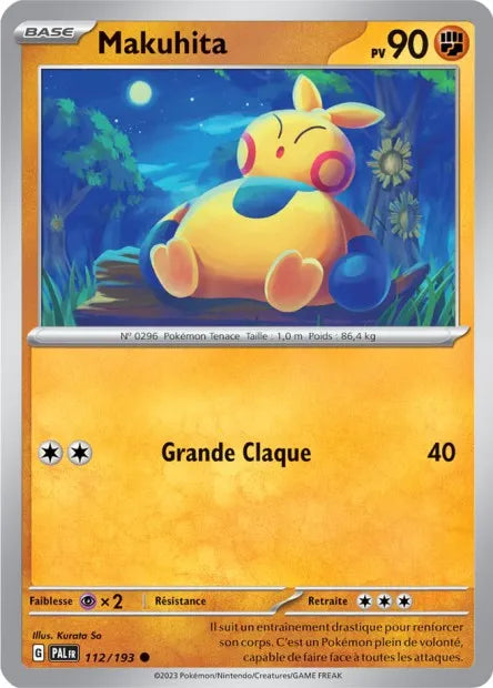 112/193 Makuhita Reverse - Évolutions à Paldea