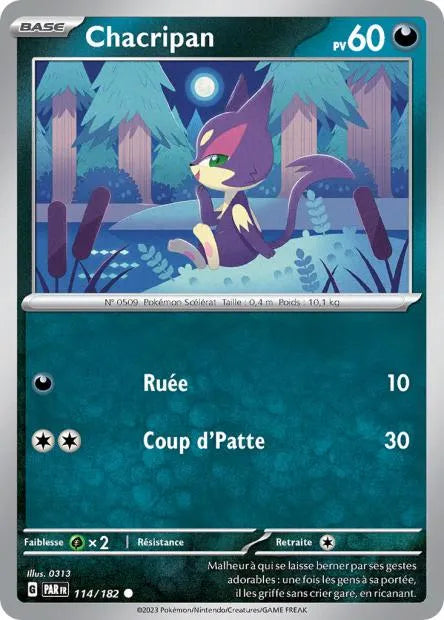 114/182 Chacripan Reverse - Faille Paradoxe