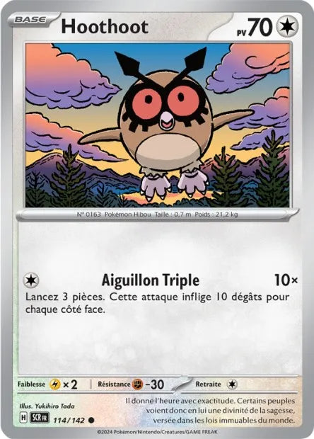 114/142 Hoothoot Reverse - Couronne Stellaire