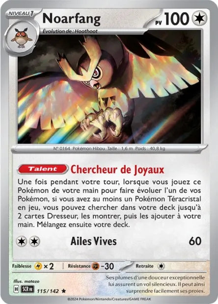 115/142 Noarfang Holo - Couronne Stellaire