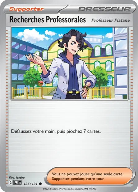 125/131 Recherches Professorales Professeur Platane Reverse - Évolutions Prismatiques