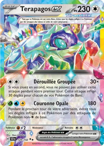 128/142 Terapagos EX - Couronne Stellaire
