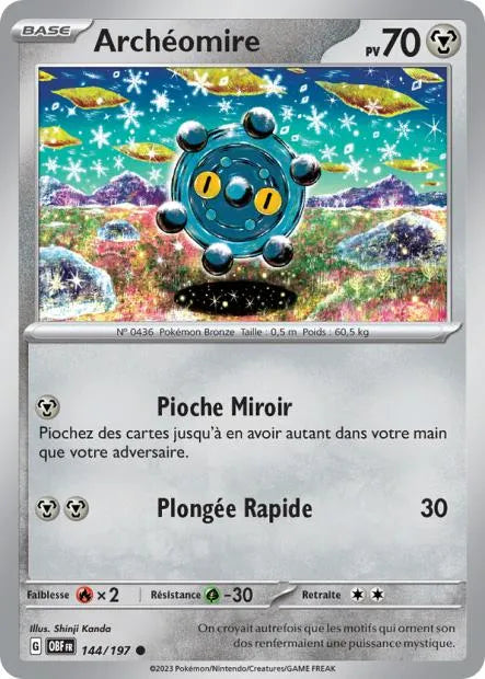 144/197 Archéomire Reverse - Flammes Obsidiennes