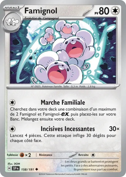 158/191 Famignol Reverse - Étincelles Déferlantes