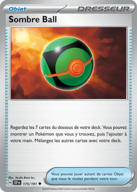 175/191 Sombre Ball Reverse - Étincelles Déferlantes