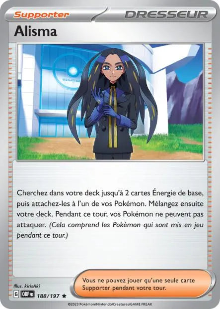 188/197 Alisma Holo - Flammes Obsidiennes