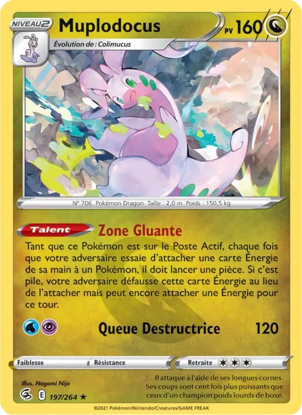 197/264 Muplodocus Reverse - Poing de Fusion