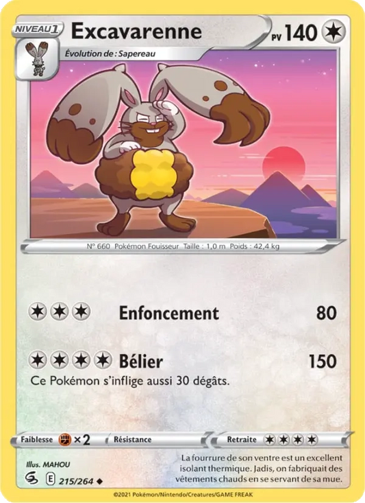 215/264 Excavarenne Reverse - Poing de Fusion