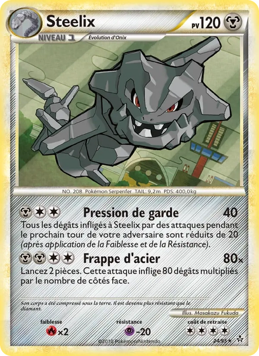 24/95 Steelix RARE - Déchaînement