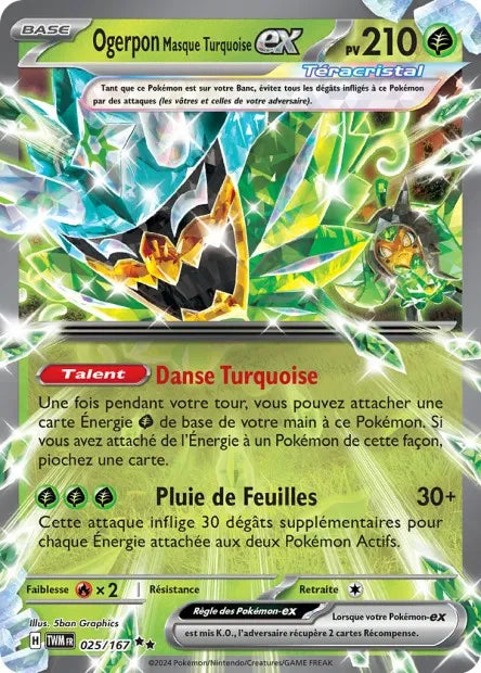 025/167 Ogerpon EX - Mascarade Crépusculaire