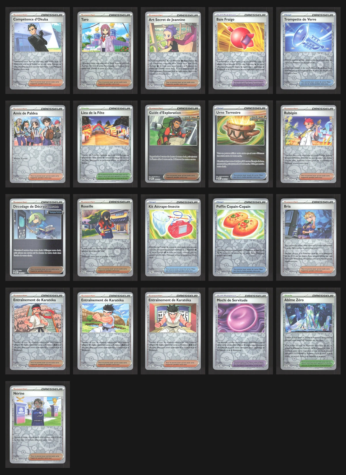 Lot de 96 Reverse EV8.5 (sans doublon)