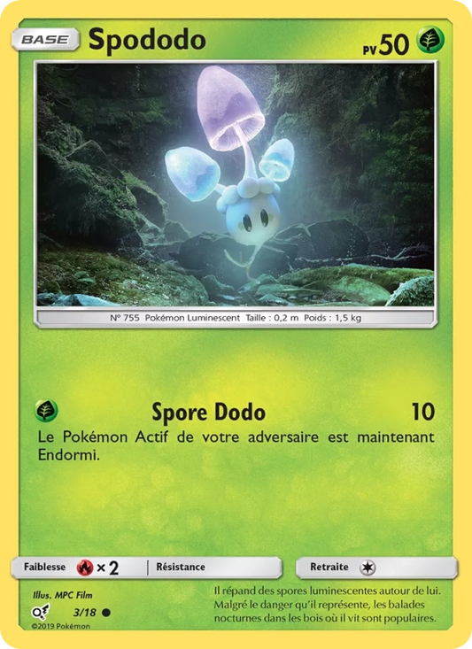 3/18 Spododo HOLO - Détective Pikachu