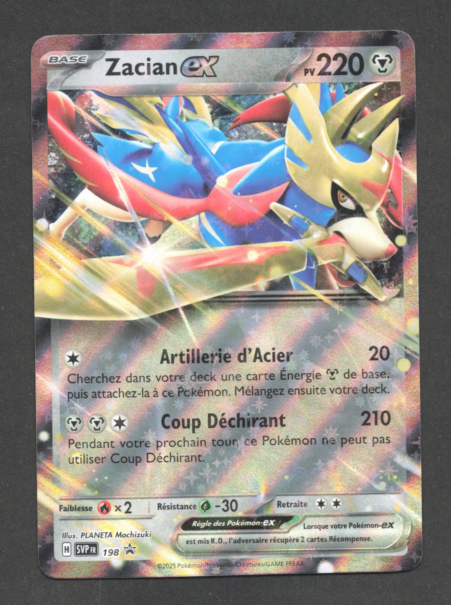 SVP198 Zacian EX - Promo SV
