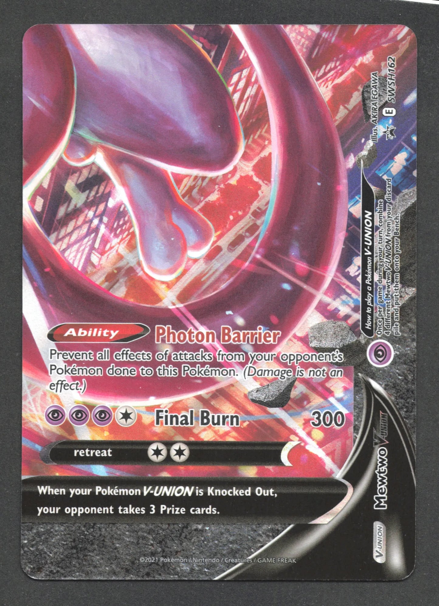 SWSH162 Mewtwo V UNION ANGLAIS - Anglais