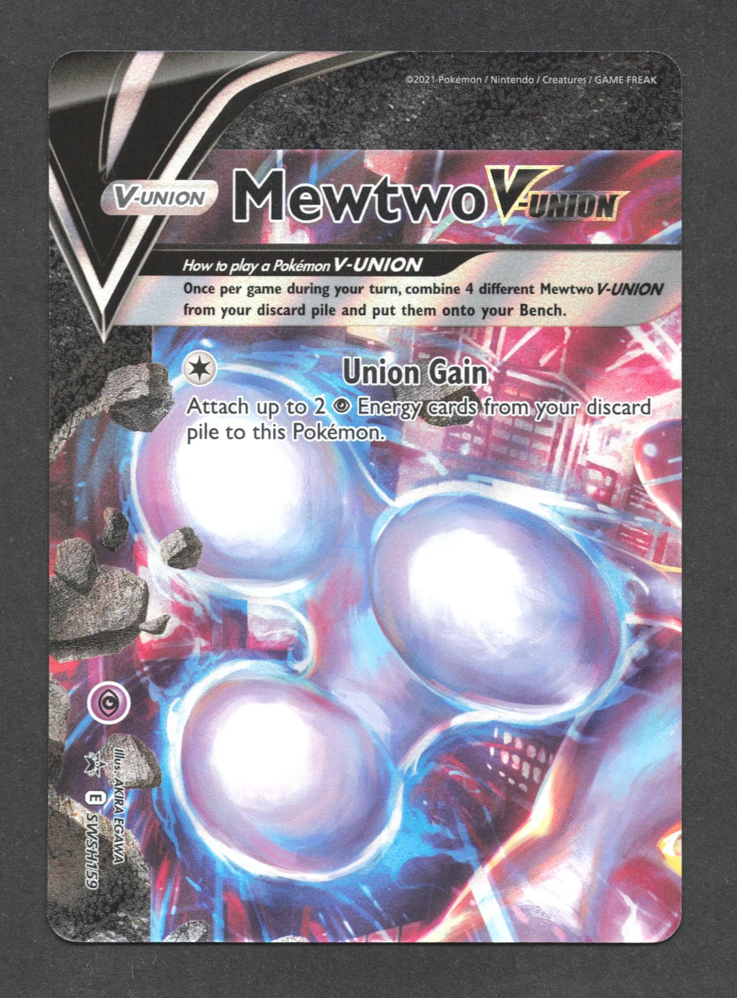 SWSH159 Mewtwo V UNION ANGLAIS - Anglais