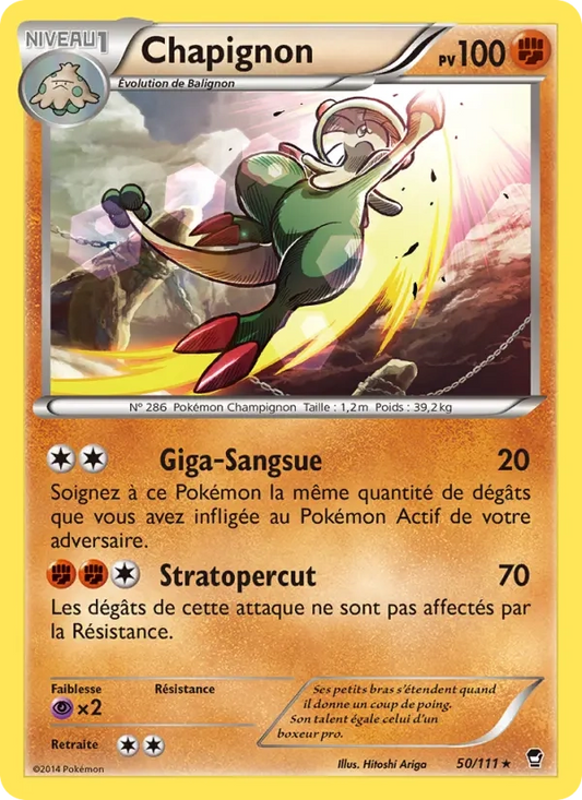 50/111 Chapignon REVERSE - Poings Furieux