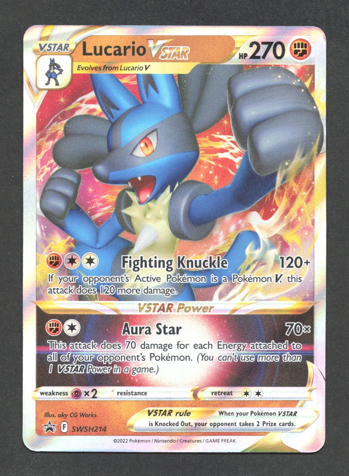 SWSH214 Lucario VSTAR ANGLAIS - Anglais