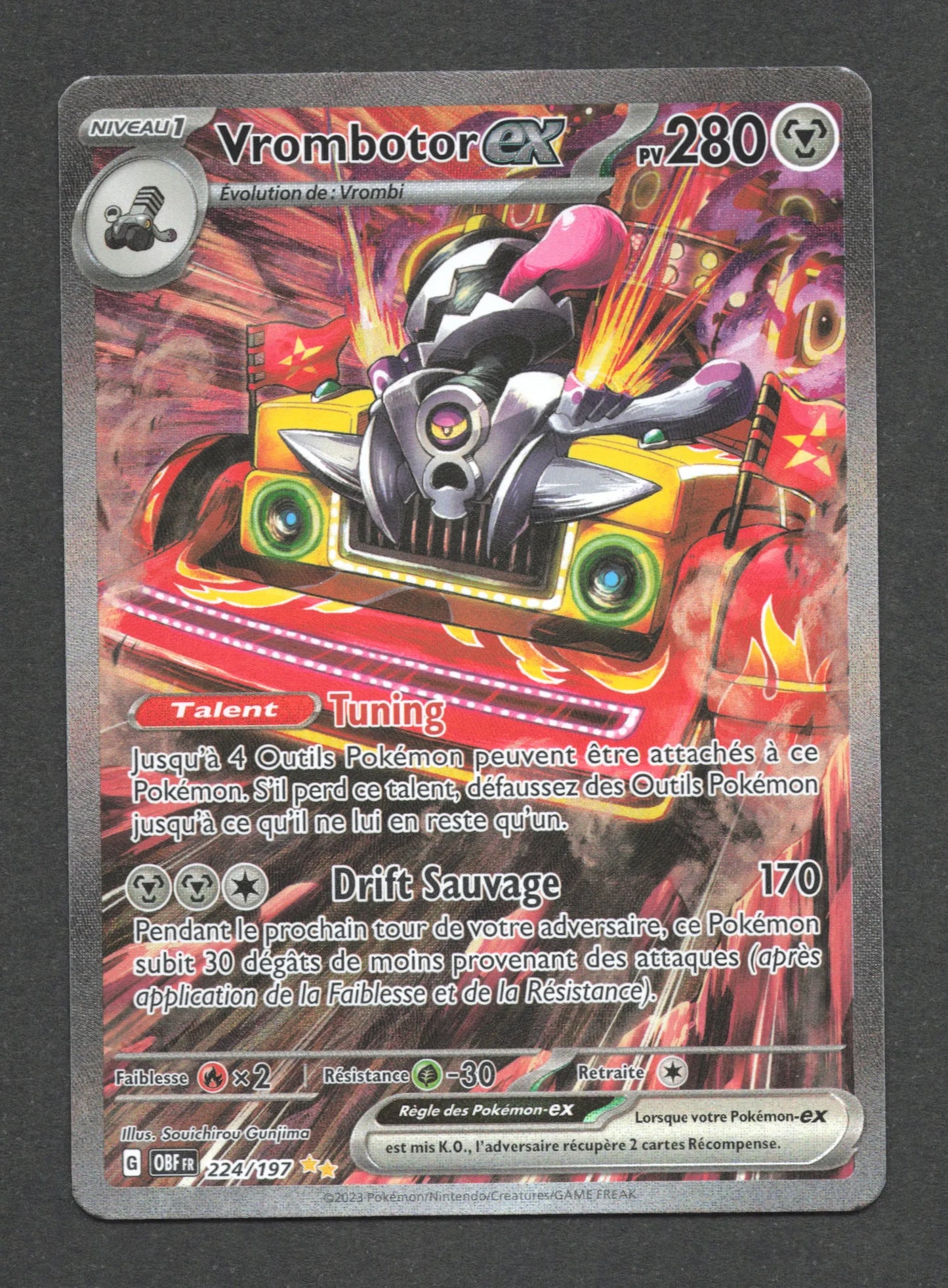 224/197 Vrombotor EX - Flammes Obsidiennes