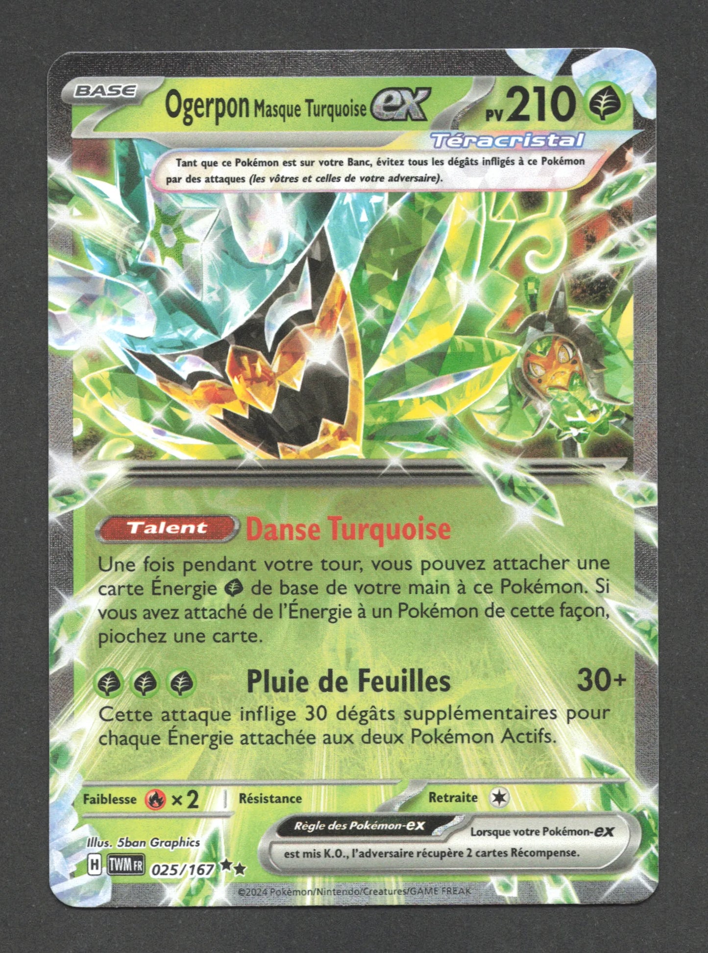 025/167 Ogerpon EX - Mascarade Crépusculaire