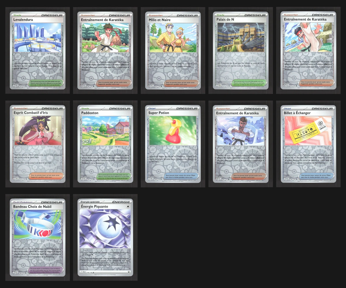 Lot de 137 Reverse EV9 (sans doublon)